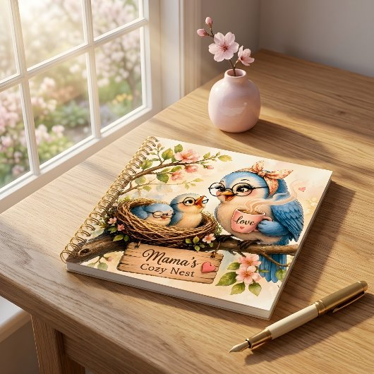 Mama Bird Spiraalschrift Notitieboek