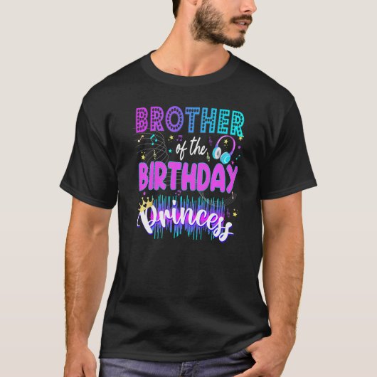 Mama Birthday Rockstar Theme Music Party Karaoke G T-shirt (Voorkant)