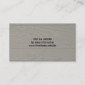 Mama Black Beer met Cubs Silhouettes | Wilde diere Visitekaartje (Achterkant)