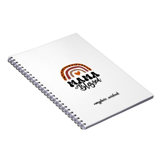 Mama Blessed Print Notitieboek (Rechterzijde)