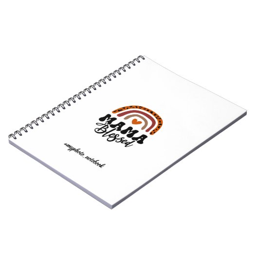 Mama Blessed Print Notitieboek (Linkerzijde)