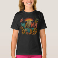 Mama Bloem Borduurwerk Ontwerp Cowgirl Boho Mom