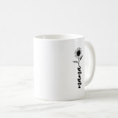 Mama bloem cadeau koffiemok (Voorkant rechts)