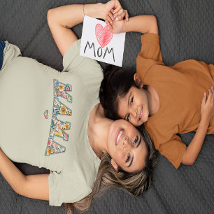 Mama Bloemen Bloemenhart T-shirt