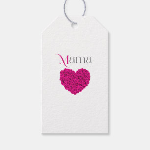 Mama Bloemend Moederdag Verjaardag Bewerkbare Vers Cadeaulabel