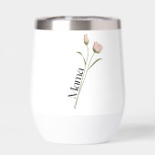 Mama Bloemige Tulp, Moederdag, Verjaardag voor Haa (Achterkant)