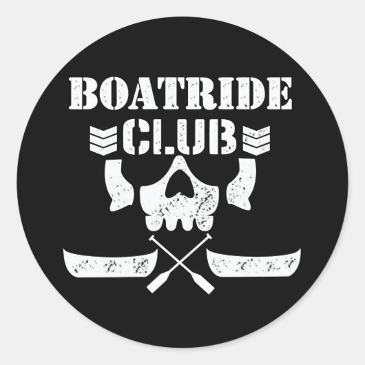 MAMA BOATRIDE CLUB STICKER (Voorkant)