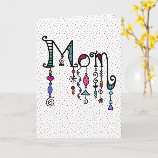 Mama Boho Beads | MOEDERDAG Kaart (Gele Bloem)