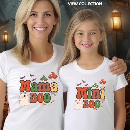 Mama Boo Halloween Mama En Ik Matching T-shirt