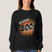 Mama Boo | Oranje Halloween Trui (Voorkant)