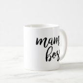 Mama Boss Typography Coffee Mok (Voorkant rechts)