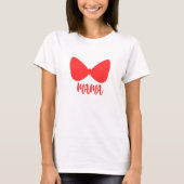 Mama Bow T-shirt (Voorkant)