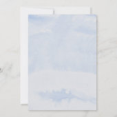 Mama Boy Baby Elephant Foliage Pastel Blue Shower Kaart (Achterkant)