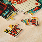 Mama brengt de hitte legpuzzel (Zijkant)