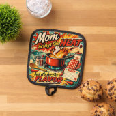 Mama brengt de hitte pannenlap (Top down)