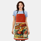 Mama brengt de hitte schort (Gedragen)