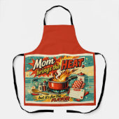 Mama brengt de hitte schort (Voorkant)