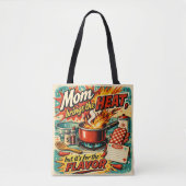 Mama brengt de hitte tote bag (Voorkant)