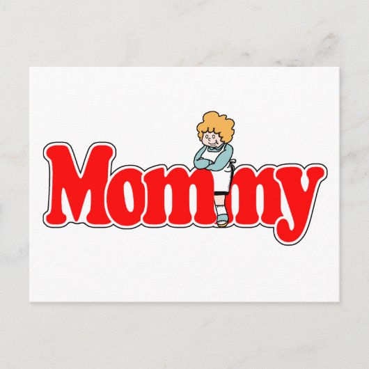 mama briefkaart (Voorkant)
