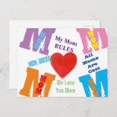 Mama Briefkaart (Voorkant / Achterkant)