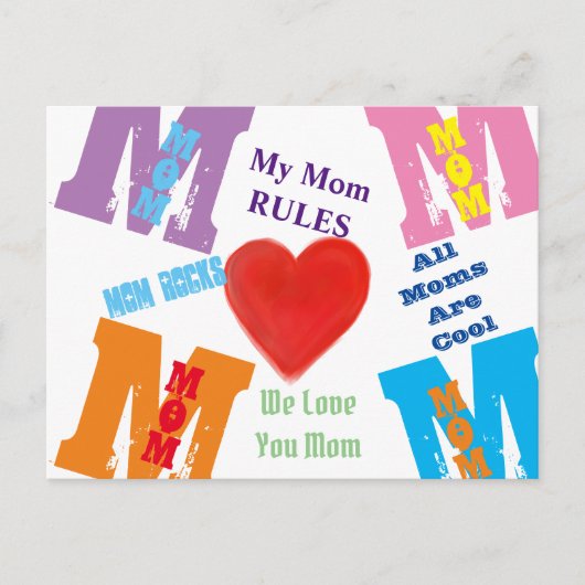 Mama Briefkaart (Voorkant)