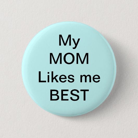 mama, broer, zus ronde button 5,7 cm (Voorkant)