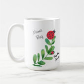 Mama Bug + Baby koffiemok met een plant op maat (Links)