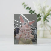 mama Bunny Briefkaart (Staand voorkant)