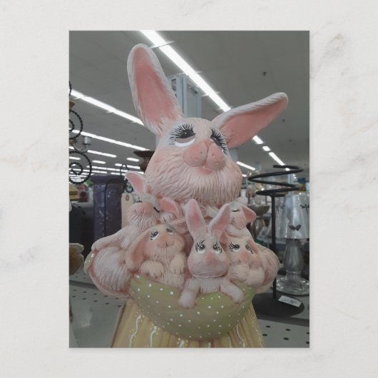 mama Bunny Briefkaart (Voorkant)