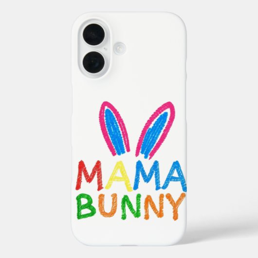 Mama Bunny Case-Mate iPhone Case (Achterkant)