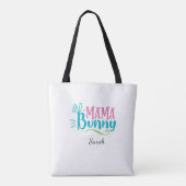 Mama Bunny Cute Easter Tote Bag (Achterkant)