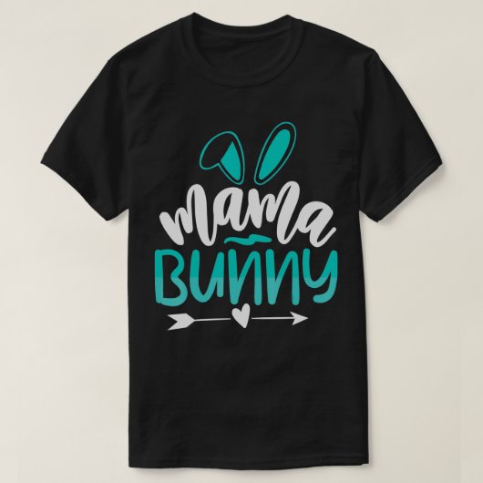 Mama Bunny Easter T-shirt (Design voorkant)