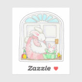 Mama Bunny en Baby Sticker (Vel)
