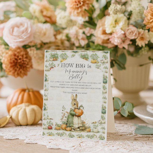 Mama Bunny en pompoen Baby shower Gissen Spel (Creator heeft geüpload)