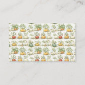 Mama Bunny en pompoen Baby shower Gissen Spel Informatiekaartje (Achterkant)