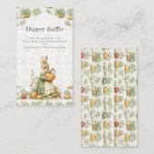 Mama Bunny en pompoen Baby shower Gissen Spel Informatiekaartje (Voorkant / Achterkant)