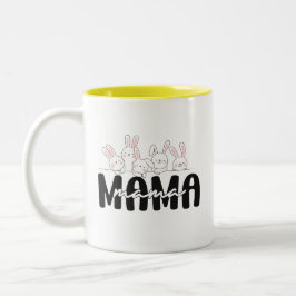 Mama Bunny Mok – Schattige Familie Konijn Gift