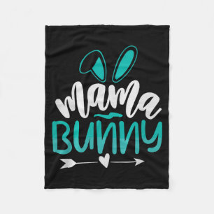 Mama Bunny Premium Tri-blend Fleece Deken
