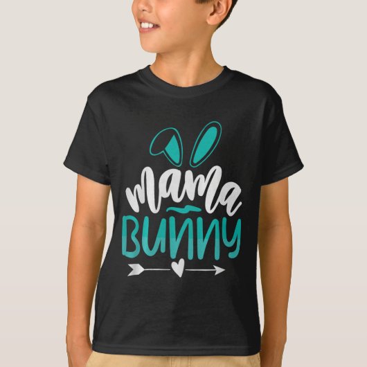 Mama Bunny Premium Tri-blend T-shirt (Voorkant)