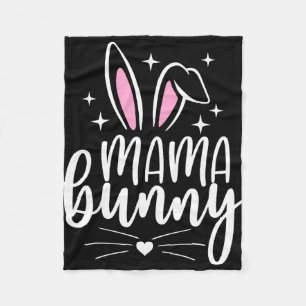 Mama Bunny-shirt Moeder Dames Zwangerschap Matchin Fleece Deken