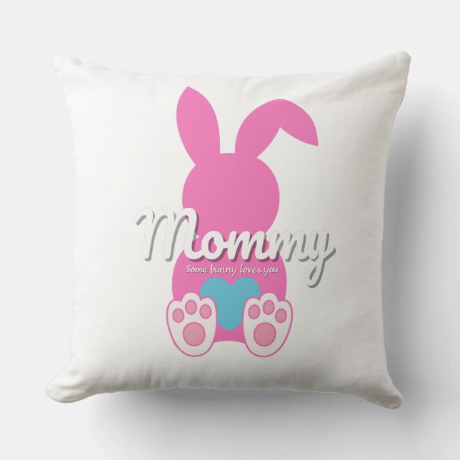 Mama Bunny Sierkussen - Paascadeau voor mama (Voorkant)