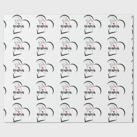 Mama Cadeaupapier (Vlak)