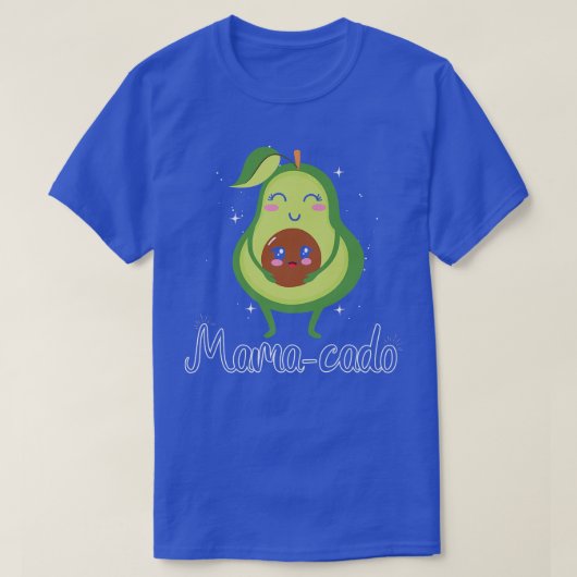 Mama Cado Fruit Mannen Avocado Fruit Women T-shirt (Design voorkant)