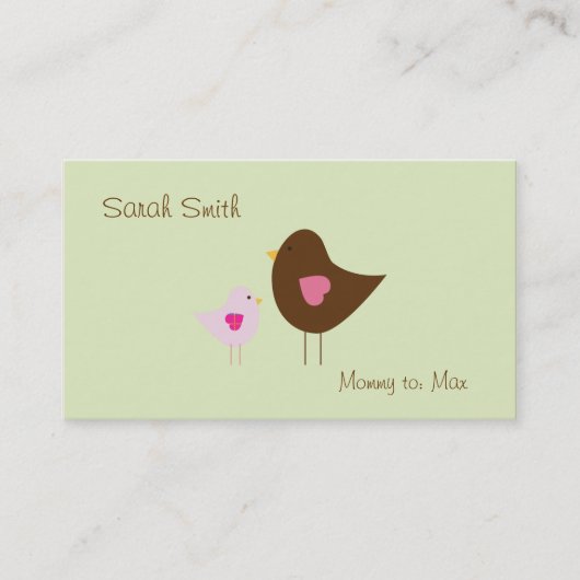 Mama Calling Cards Contactkaartje (Voorkant)