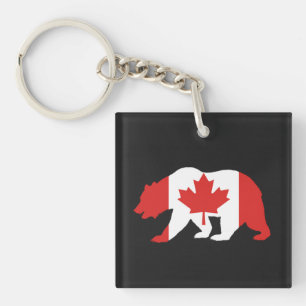 MAMA CANADA T-Shirt Button Sleutelhanger