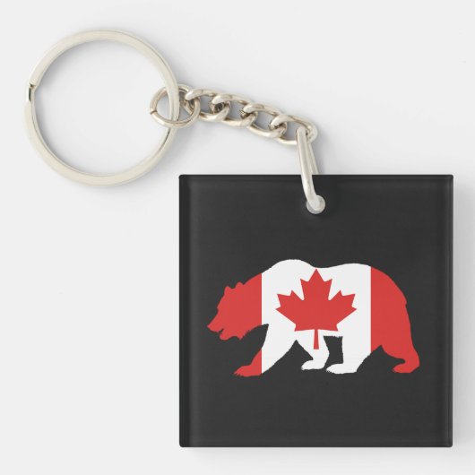 MAMA CANADA T-Shirt Button Sleutelhanger (voorkant)