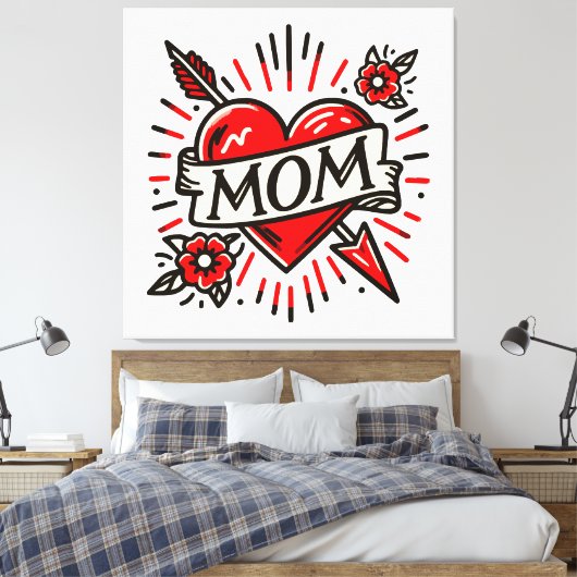 MAMA CANVAS AFDRUK (Insitu (Slaapkamer))