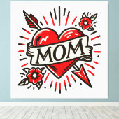 MAMA CANVAS AFDRUK (Insitu (Houten vloer))