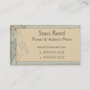 Mama Card - Fennel Sage Contactkaartje