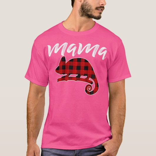 Mama Chameleon Mama Chameleon Plaid T-shirt (Voorkant)